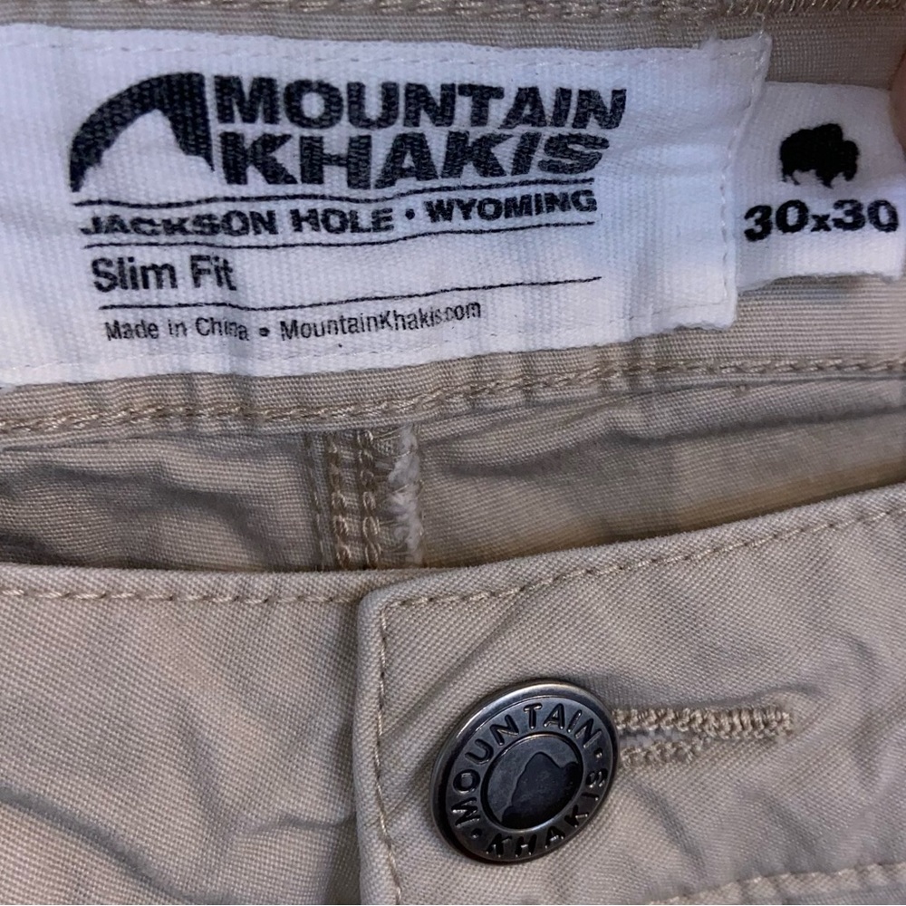 Mountain Khakis Slim Fit Khaki Pants 30/29” outdoor preppy fraternity classic - Picture 2 of 7